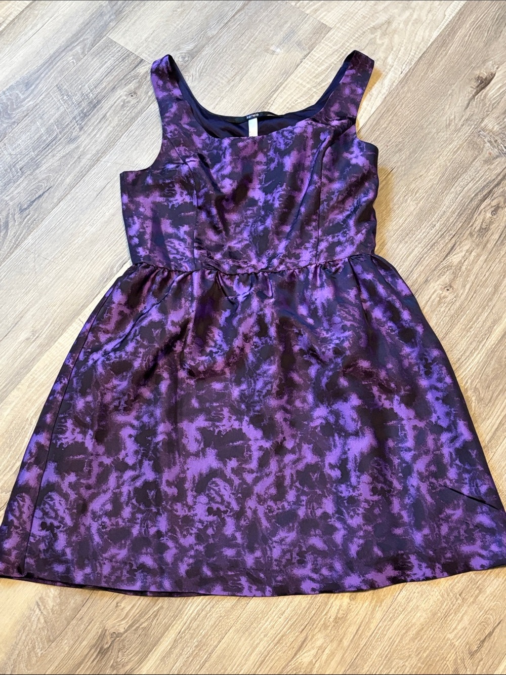 Kensie Purple Patterned Party Dress - Women’s Size Medium